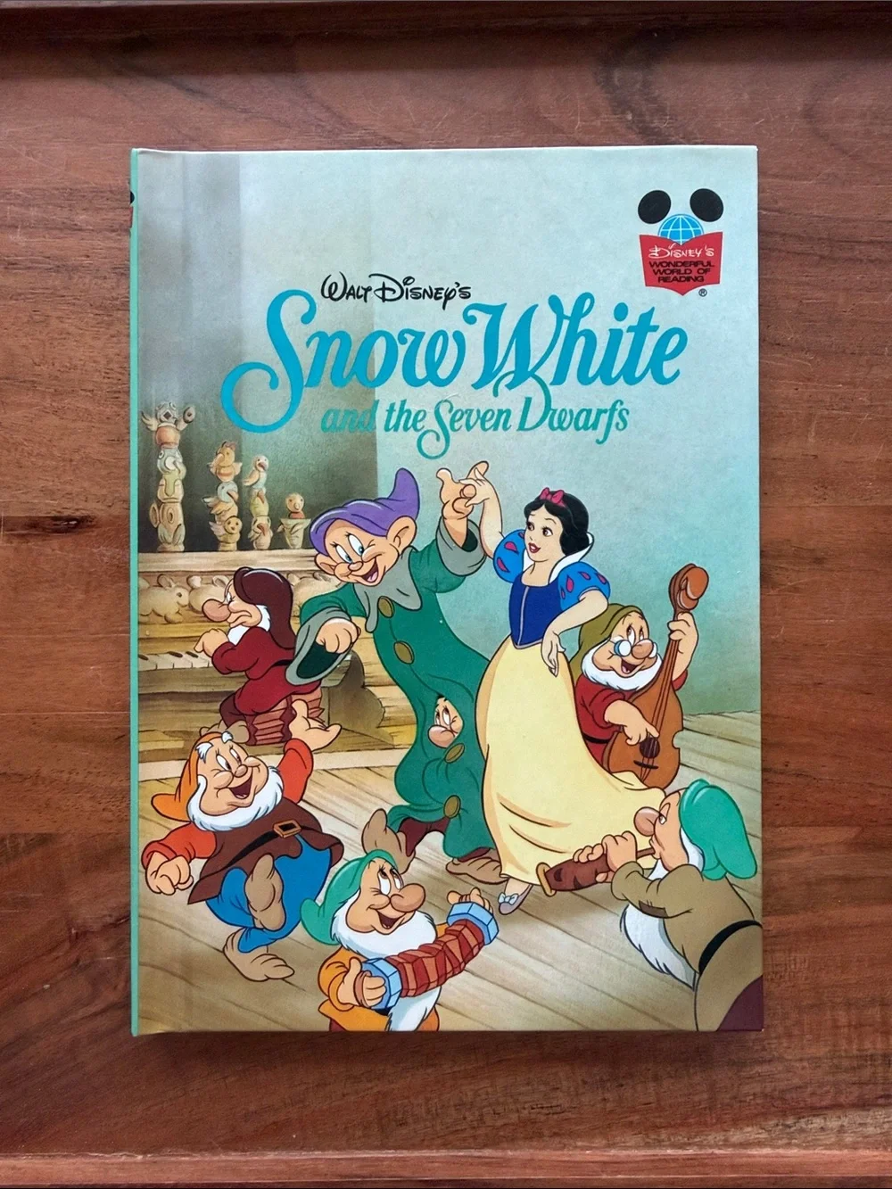 VTG 1994 Disney Snow White and Seven Dwarfs Grolier Book Club Edition New Mint